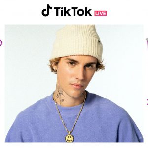 image of justin bieber and tiktok